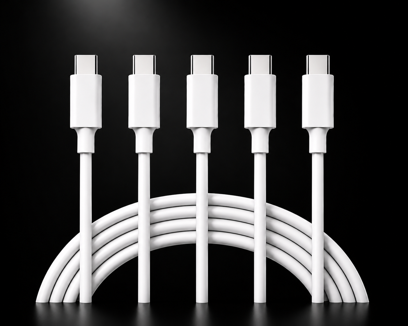 GREPHONE 5 Pack 6ft Long Lighting to USB