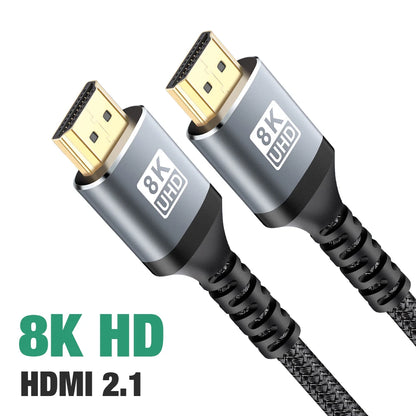 8k HDMI 2.1 Cable Certified 48Gbps High Speed 144Hz 8k 4K 60Hz eARC ARC DTS:X Dolby Atmos HDR10 for Samsung Sony LG Mac PS5 Xbox