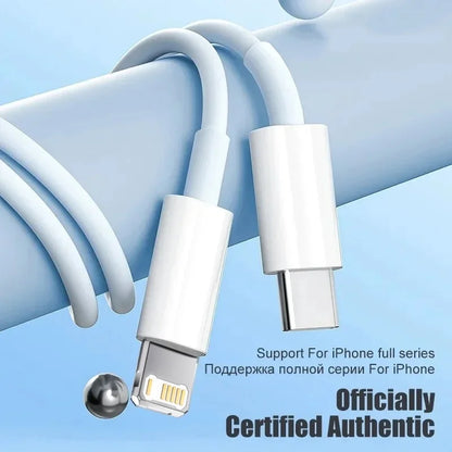 20W PD USB to Lighting USB C to Lighting Fast Charger Cable For Apple iPhone 14 13 12 11 Pro Max X XR Plus iPad Data Sync Line